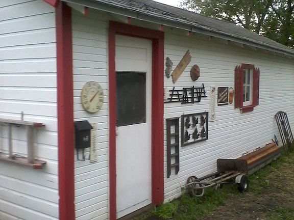 Side of garage 