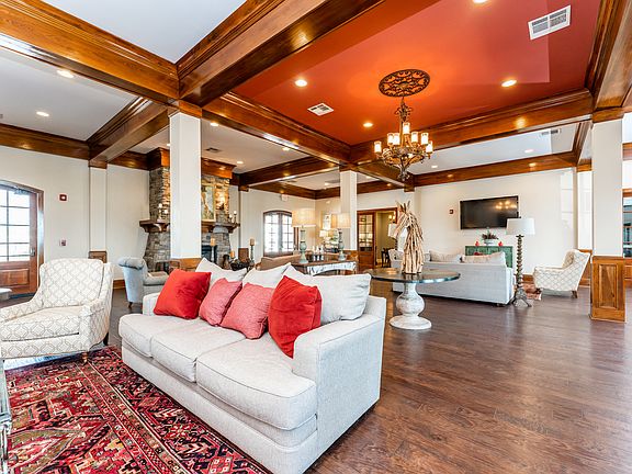 Interior of the clubhouse