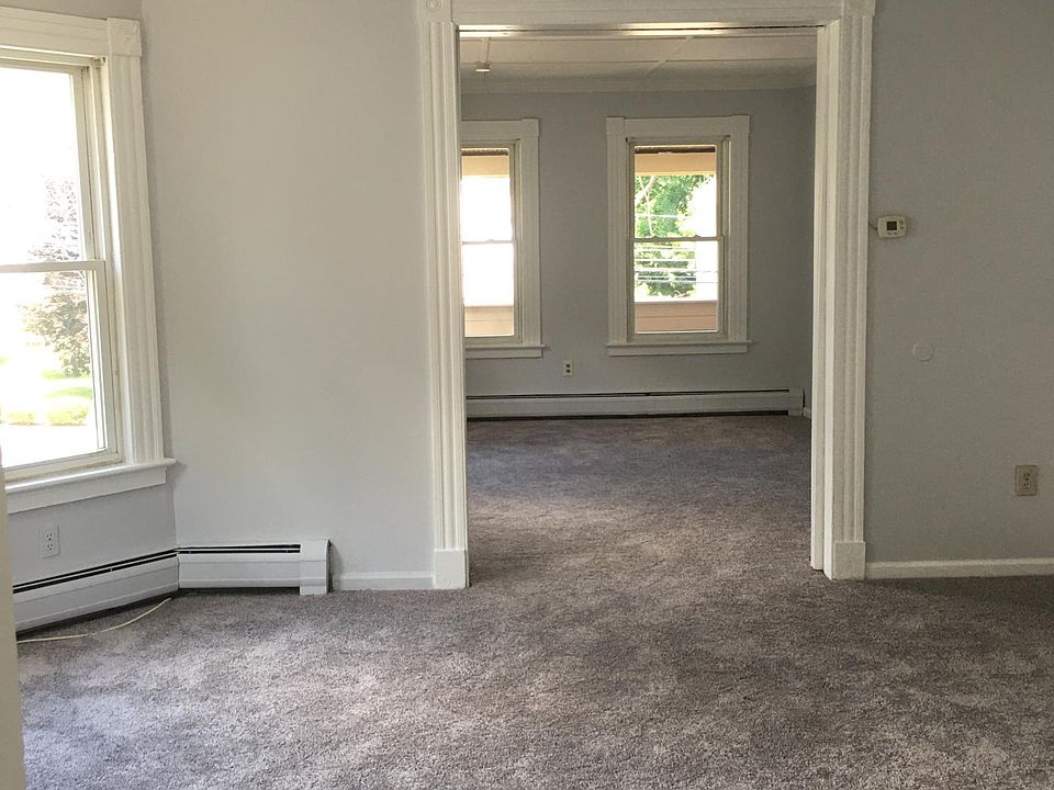 Living room and dining room