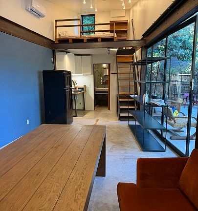 Living Room Facing Kitchen and Loft