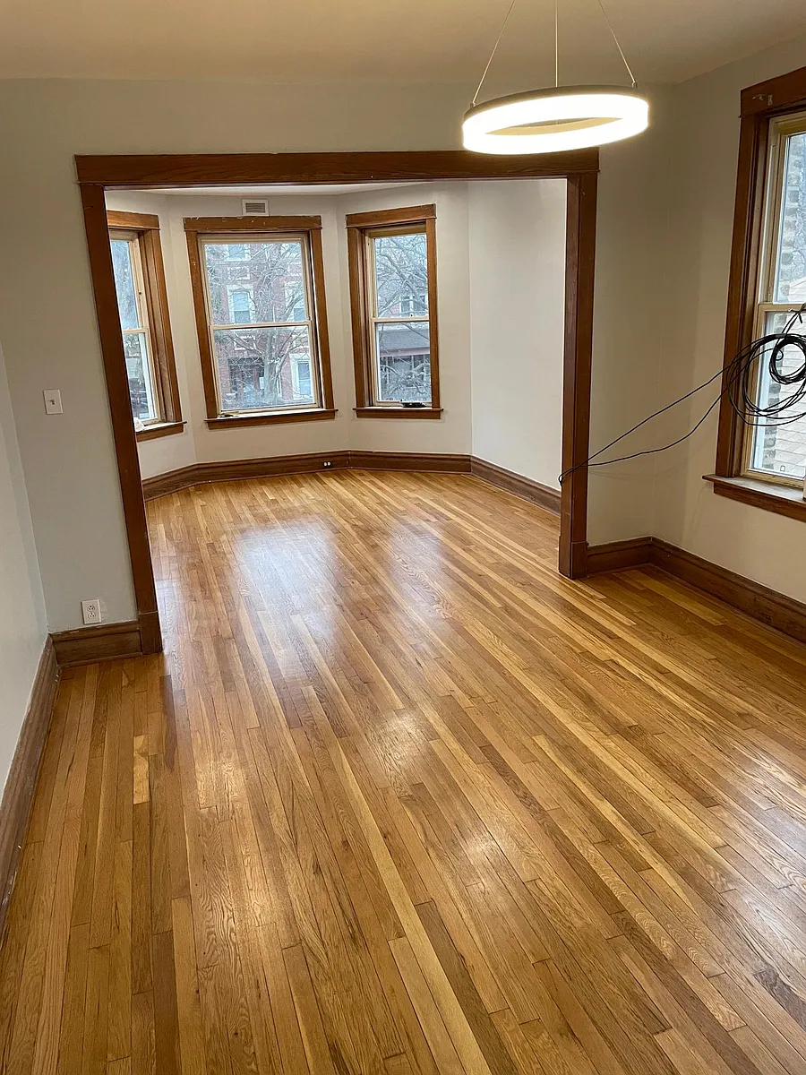 living/dining room bathroom - N Monticello Ave