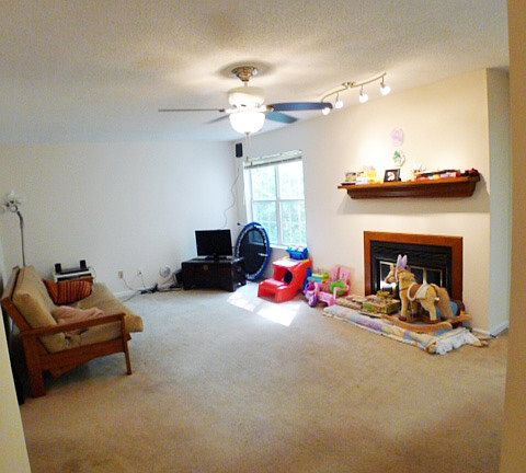 Fireplace in Family room