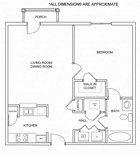 Floor plan 1A2* Floor Plan