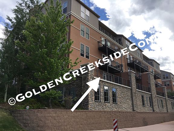 Patio of Condo from Creek