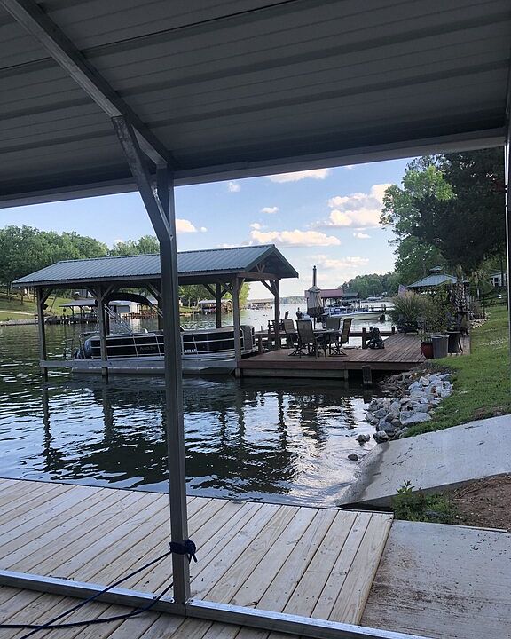 View of the lake from our dock!