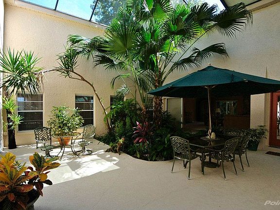 Tropical Atrium in Center of Home