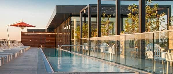 Rooftop pool