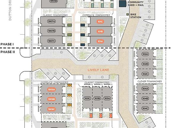 Site Plan - The Complete Townhome