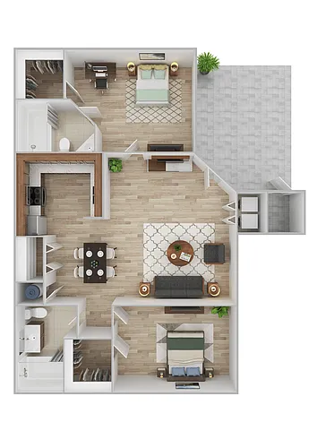 Floor plan B3