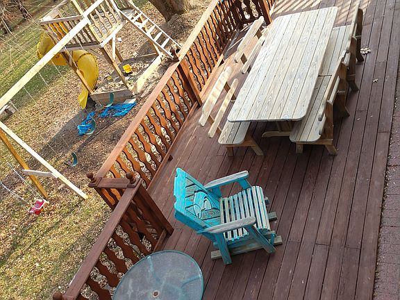 Deck and swingset