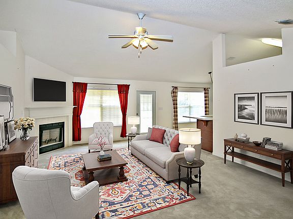 Virtually Staged Living Room