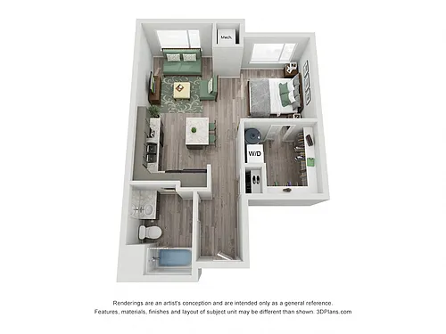 Floor plan Apartment Style- Studio