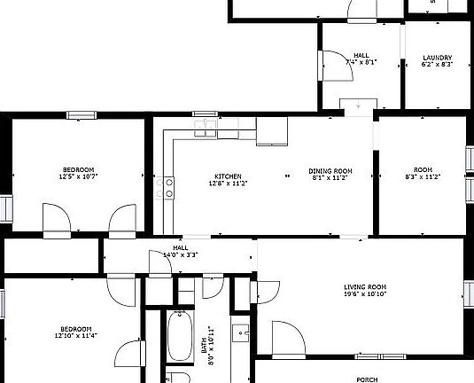 Open and livable floor plan