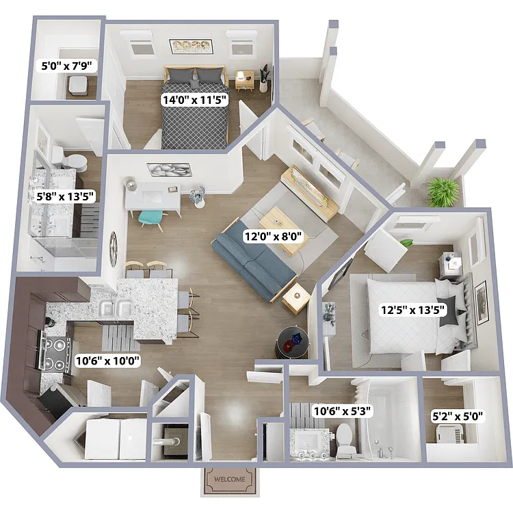 Floor plan Pendleton