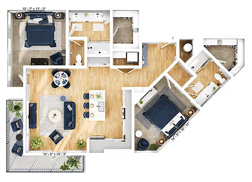 Floor plan B2F