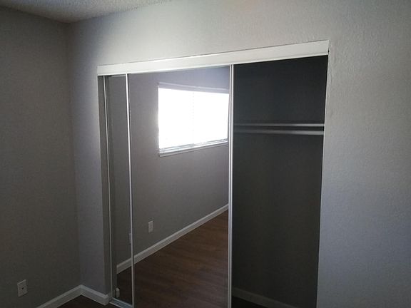 Reflective closet doors