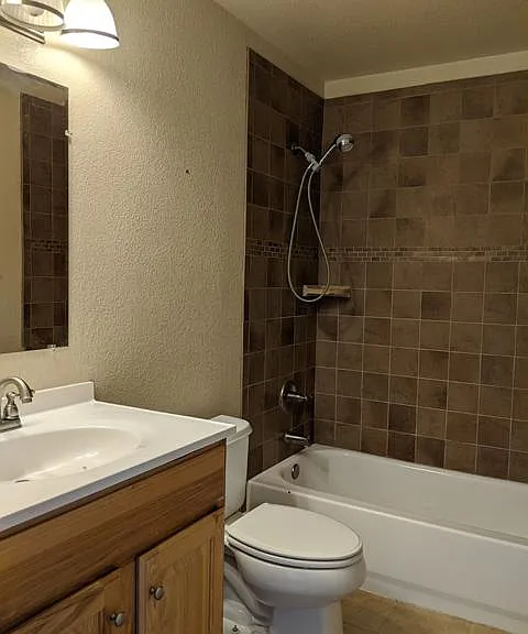 Second floor full bath remodeled 3 years ago.