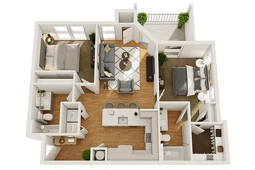 Floor plan B3