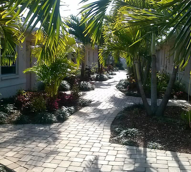 Outside front door