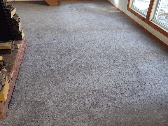 Downstairs with new carpet