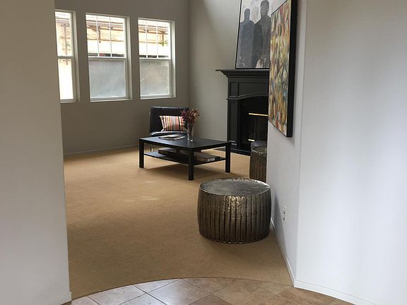 Entrance foyer leading to living area