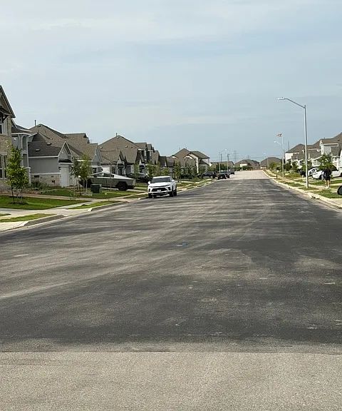 Wider roads on the community