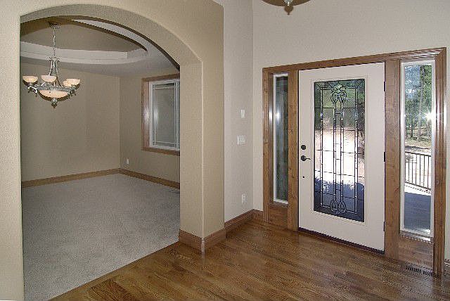 Gorgeous Entry with Custom Door