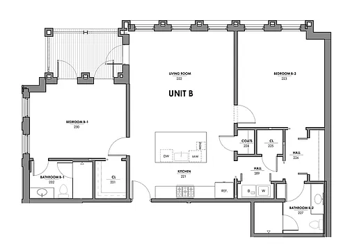 Floor plan B