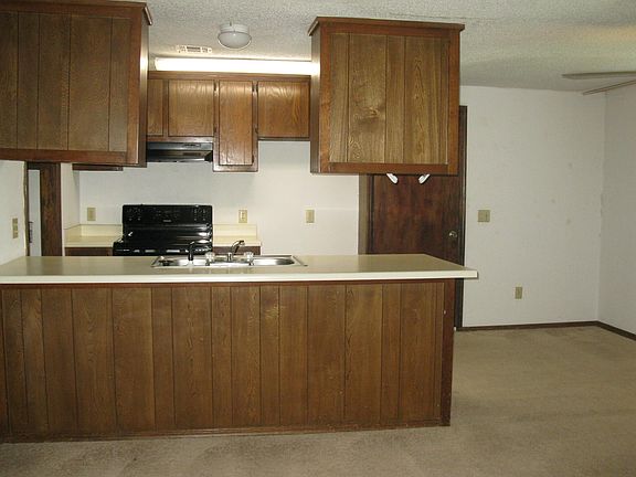 Kitchen from living area - laundry area is just to the left