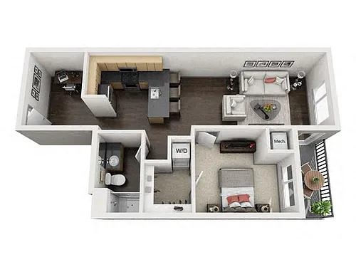 Floor plan The Piston