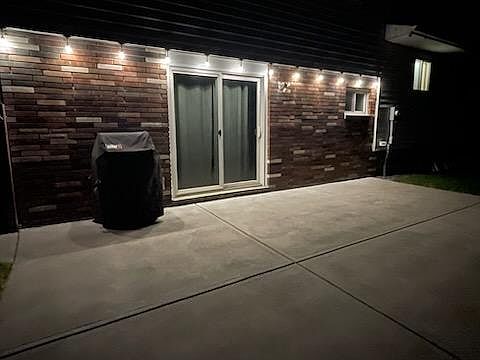 Outdoor lighting.