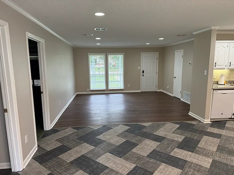 Living Room & Front Door