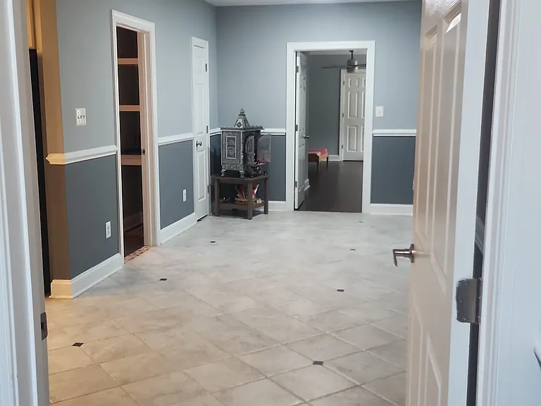 Entrance to the kitchen & Bedroom