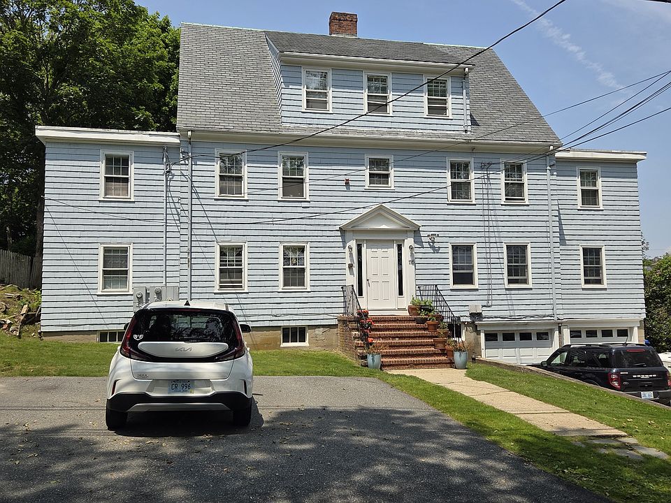 House and parking area