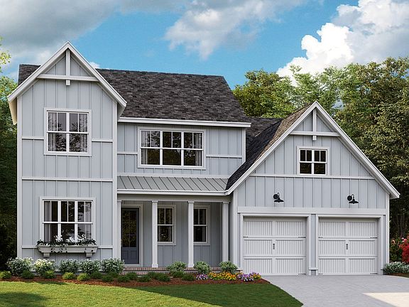 Huntley H - Modern Farmhouse 2-Car Front Load Garage Note Renderings may show optional features