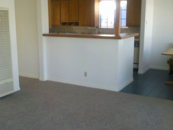 Living room toward kitchen