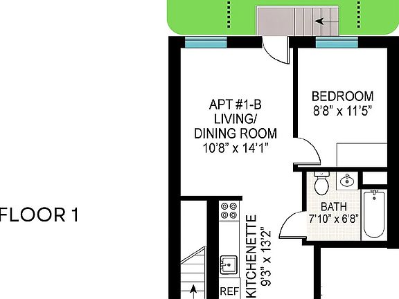 3rd image of 61 Clarkson Ave APT 1B