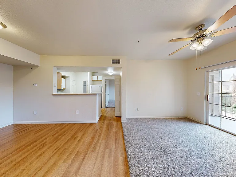 Spacious Living Room with Natural Light at Willowbend Apartments in San Antonio, TX
