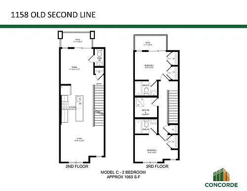 Floor plan Model C
