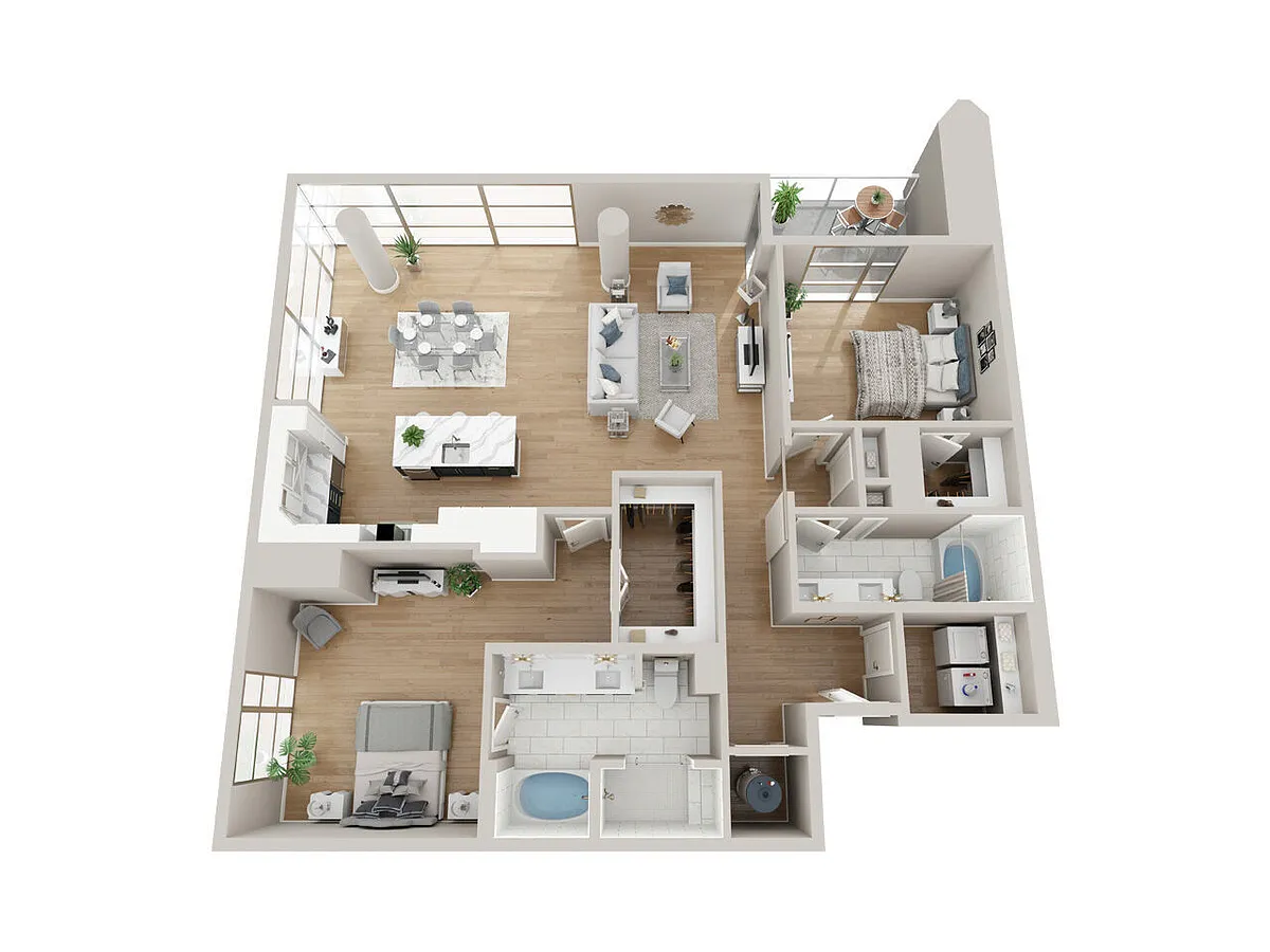 Floor plan B3T