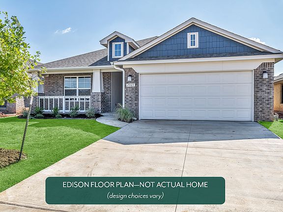 New Home Harrah OK- Edison Plan