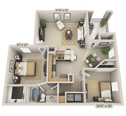 Floor plan Cottonwood