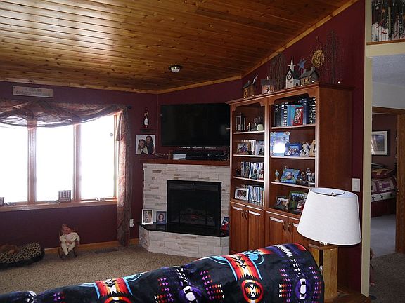 Living room & fireplace