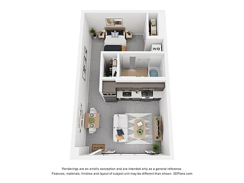 Floor plan Studio Loft