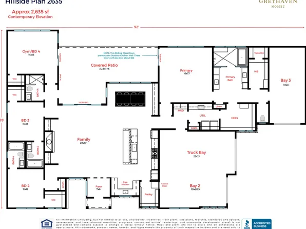 Hillside 2635 Plan, Canyons at Scenic Loop - Build on Your Lot