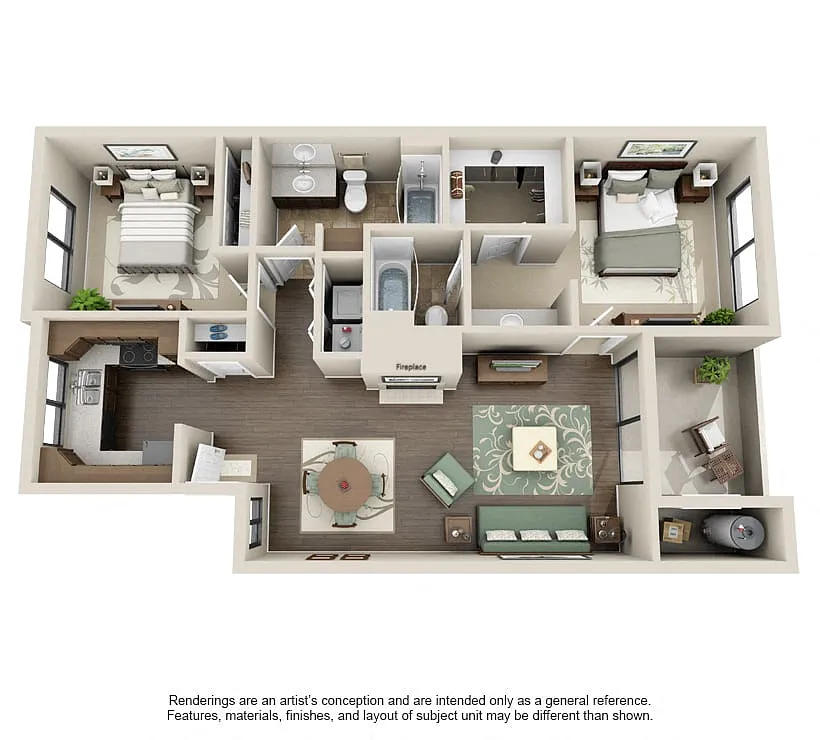 Floor plan B2