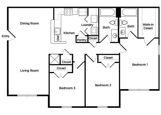Floor plan C1