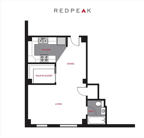 Floor plan Plan S6 - Studio