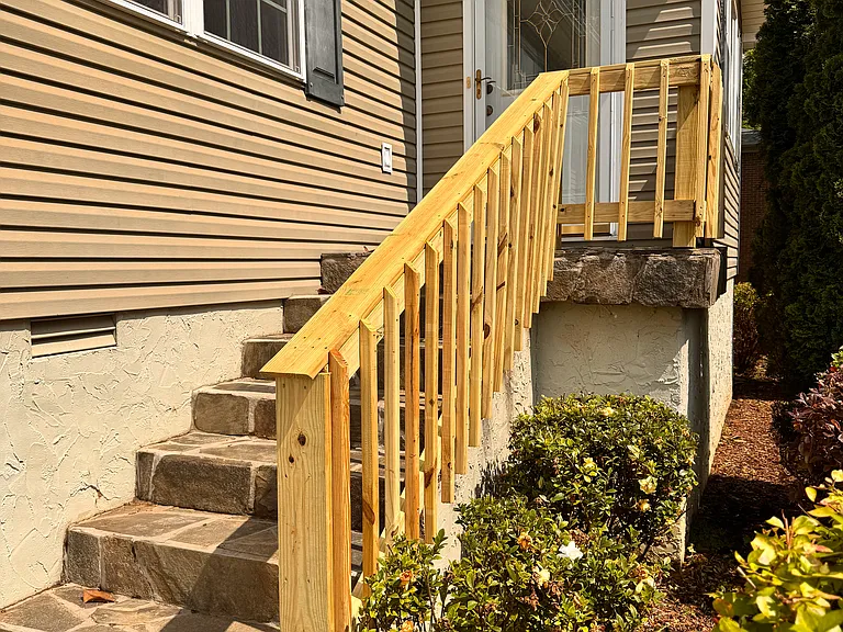 stairs leading to the front door