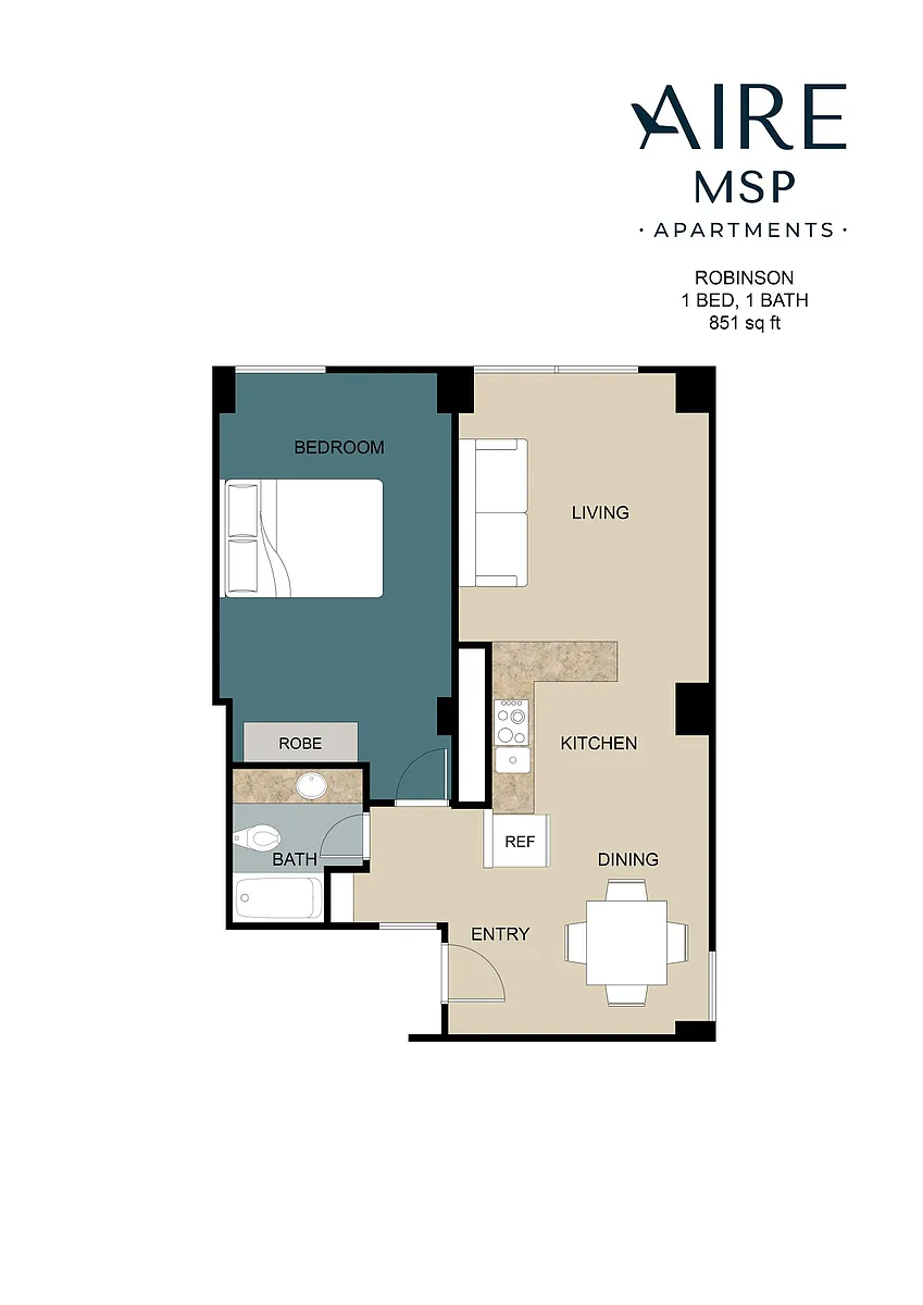 Floor plan Robinson